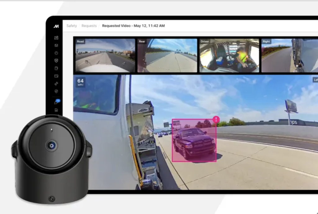 AI truck camera by Motive